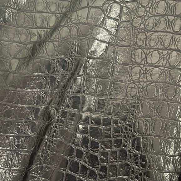 Zara Black Faux-Leather Pants - Picture 2 of 4